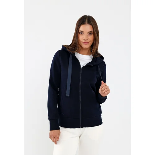 Volcano Woman's Sweatshirt B-Laila Navy Blue