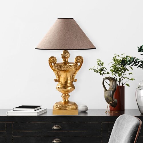Opviq ELEGANZE-5334 goldlight brown table lamp Cene