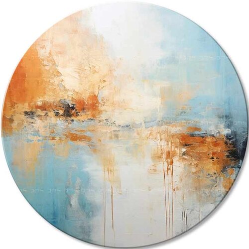  Okrugle slike akrilom Abstract morning | different dimensions Cijene