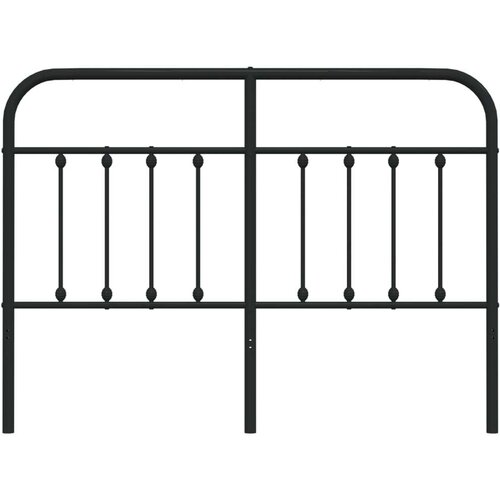  Metalno zamjensko uzglavlje crno 140 cm - Crna 140 cm 1 Slike