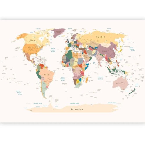  Foto tapeta - World Map 400x280 Standard Slike