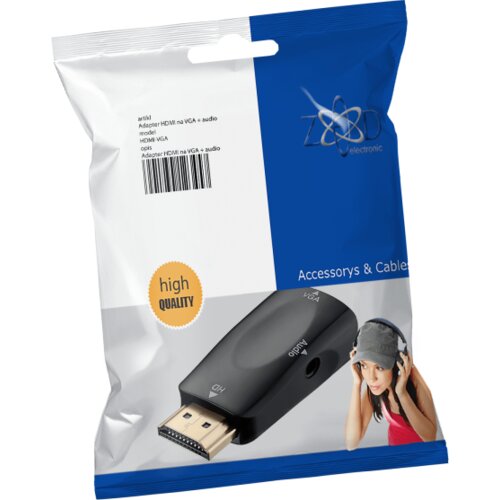 Zed Electronic Adapter HDMI na VGA + audio &ndash; HDMI-VGA Cijene