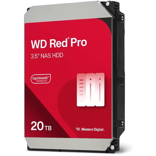 Western Digital HDD WD SATA3 20TB WD202KFGX RED Pro NAS 7200RPM 512MB Cene