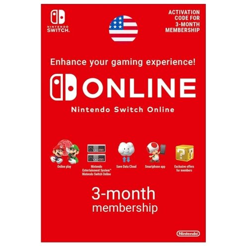 NINTENDO SWITCH Online Individual Membership 3 Months - Nintendo Key - United States Cijene