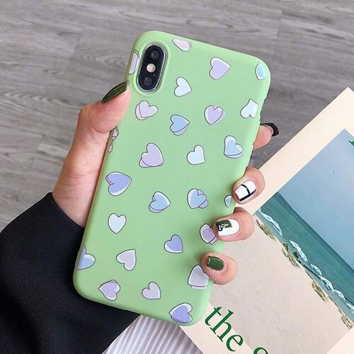  Ovitek za iPhone 11 Pro Max | Limeta barva, srčki Cene