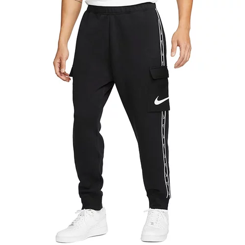 Nike Cargo hlače crna / bijela