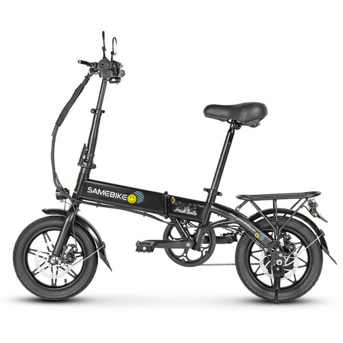 Samebike Prenosno električno kolo YINYU14, 350 W 36 V 7,8 Ah, 25 km/h, črno, (21960191) Slike