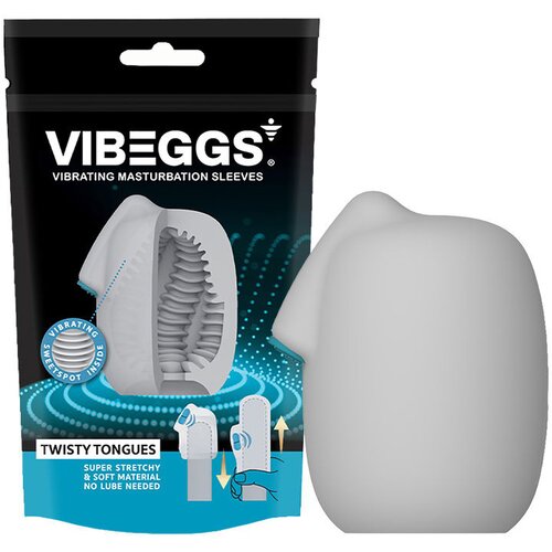 VibEggs Twisty Tongues Vibrating Masturbation Sleeve White Cijene