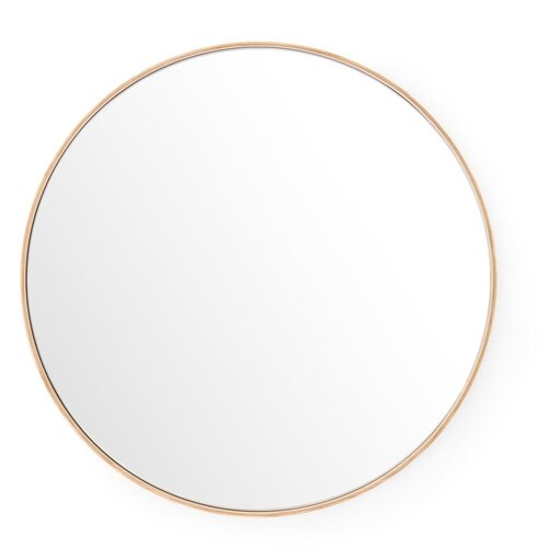 Wireworks zidno ogledalo s okvirom od hrasta Glance, ⌀66 cm Slike