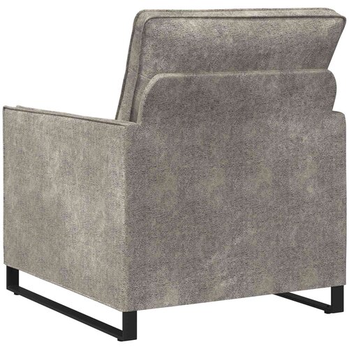  Fotelja Svjetlosiva 70 x 81 x 82 cm Umjetni sued Slike