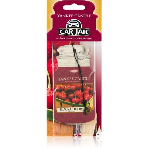 Yankee Candle Black Cherry Car Jar viseč osvežilec za vozilo 1 ks Cene