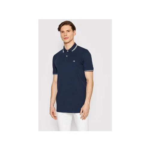 Selected Homme Polo majica Aze 16082841 Mornarsko modra Regular Fit