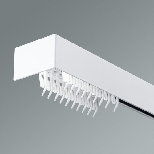 Homeware Aluminijska vodilica s maskom bijela 2 kanala 250 cm Slike