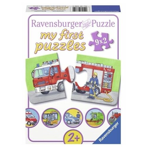 Ravensburger puzzle (slagalice) - Moje prve puzzle, 9 u 1,zanimanja RA07332 Slike