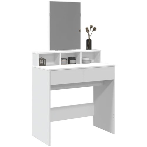 vidaXL Toaletni stolić s ogledalom bijeli 80 x 41 x 144,5 cm Cijene