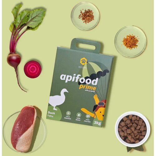 Apifood Adult Prime patka 3 kg Slike