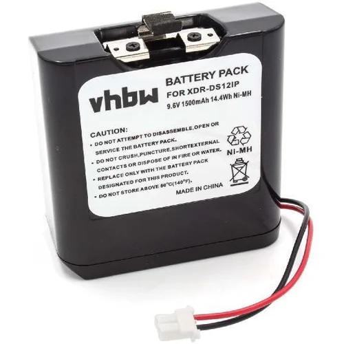 VHBW Baterija za Sony XDR-DS12iP / RDP-XF100iP / RDP-XF300iP, 1500 mAh