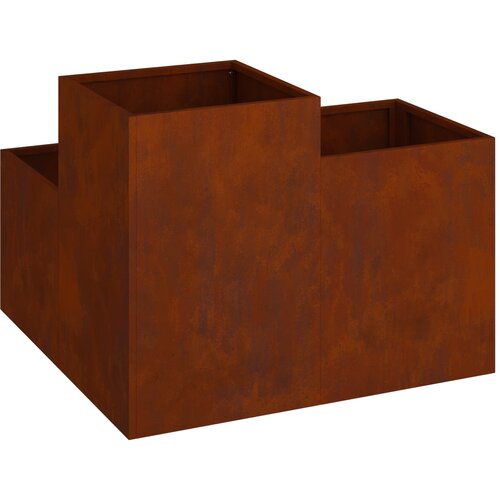  Vrtna saksija Rđa 100 x 100 x 60 cm Slike