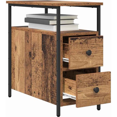  Noćni ormar Staro drvo 30 x 60 x 60 cm Konstruirano drvo Slike
