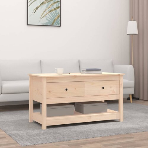 vidaXL Stolić za kavu 102 x 49 x 55 cm od masivne borovine Cijene