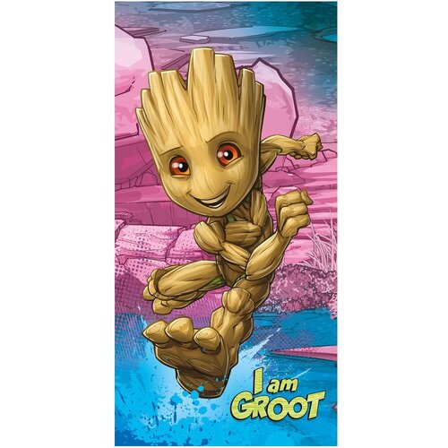 Jerry Fabrics Pamučan dječji ručnik 70x140 cm Groot "I am groot" – Cijene