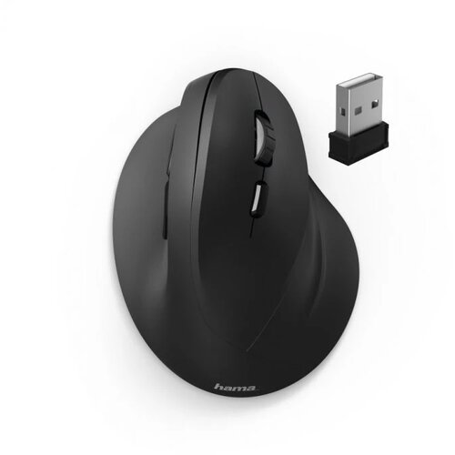 Hama vertikalni ergonomski bezicni mis EMW-500 crn i Slike