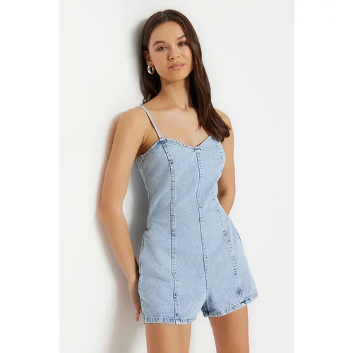 Trendyol Jumpsuit - Blue - Relaxed fit