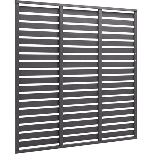  za ogradu WPC 180 x 180 cm sivi Slike