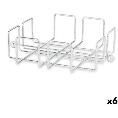  Stalak za salvete Srebrna Metal 19 3 x 6 5 x 19 3 cm (6 kom.) Cijene