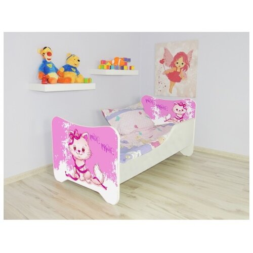 Made in Poland Dečiji krevet Happy Kitty – Happy Kitty 140x70 cm Cene