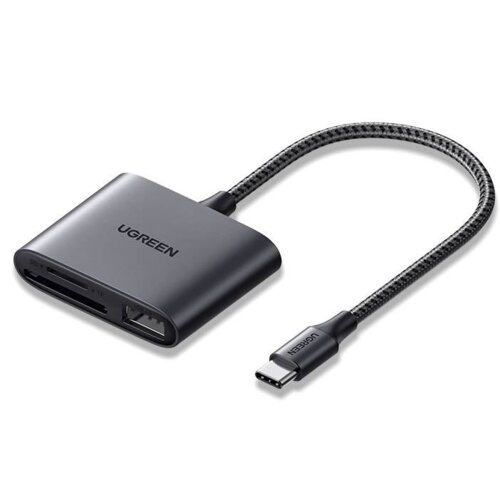 Ugreen 80798 čitač kartica USB 3.2 Gen 1 (3.1 Gen 1) Type-C Sivo Cene