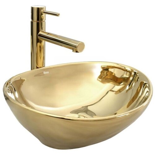 REA Bath Sofia Gold umivalnik za pult Slike