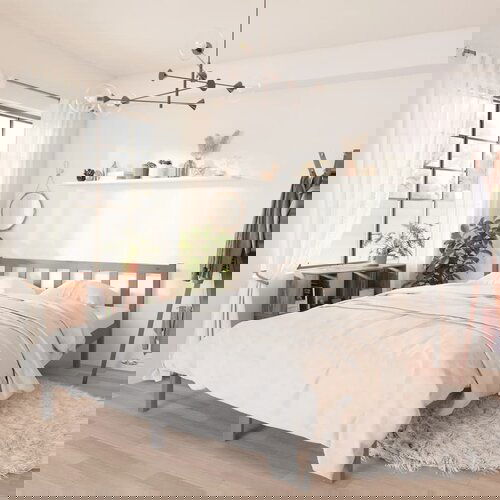 Furnova Posteljni okvir siv iz trdne borovine 150x200 cm, (21940602) Slike
