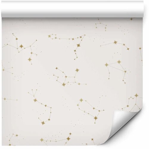 Tapeta - Star Map - Delicate Constellations in Warm Shades. 49x1000 Samoljepljiva Slike