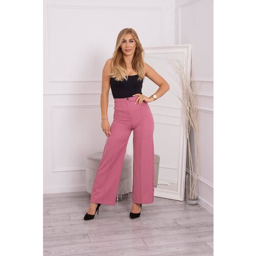 Kesi Wide leg trousers navy pink Slike