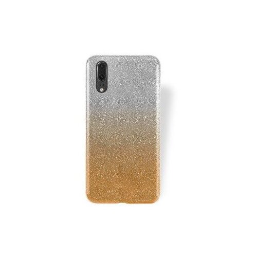 Nillkin silikonski ovitek z ble&amp;scaron;čicami bling 2v1 za samsung galaxy A22 A225 lte - srebrno zlat Slike