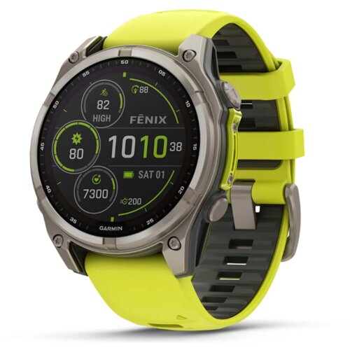 Garmin Pametni sat FENIX 8 Solar Sapphire Titanium Amp Yellow/Graphite Cijene