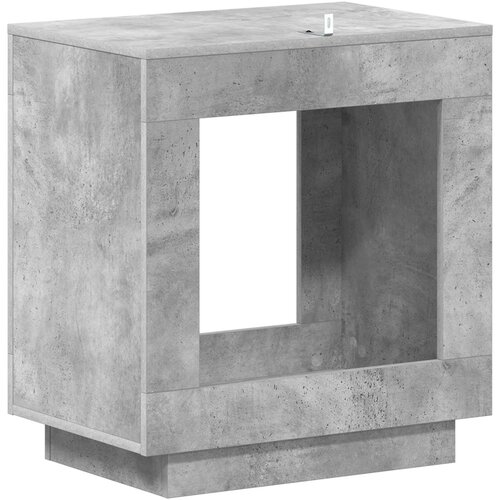  Bocni stol Betonska siva 60 x 40 x 65 cm Konstruirano drvo Slike