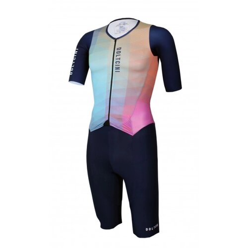 Doltcini Kombinezon za triatlon PRO - POZZA Multicolour,2XL Cene