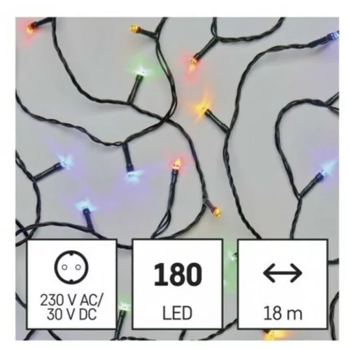 Emos lighting LED božična veriga 18 m, večbarvna D4AM04