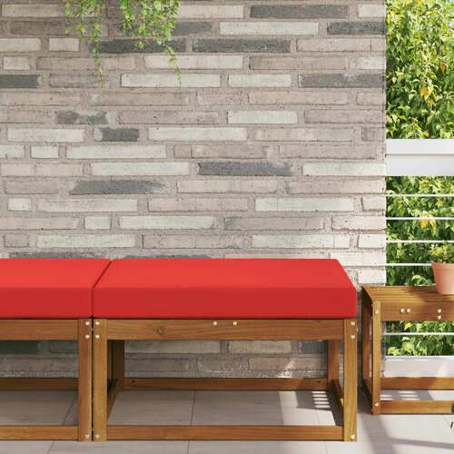  Jastuk za vanjsku sofU Crvena 80 x 80 x 8 cm Poliester Cijene