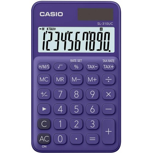 Casio Kalkulator džepni/ ljubičasti SL 310 Slike
