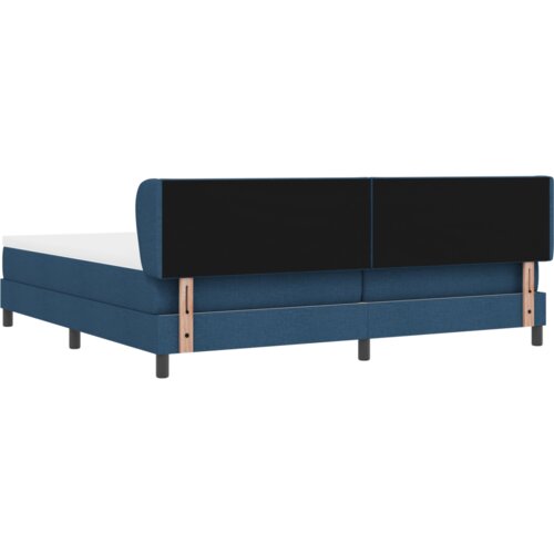 Box Spring Krevet s Madracem Plavi 200x200 cm Tkanina Slike