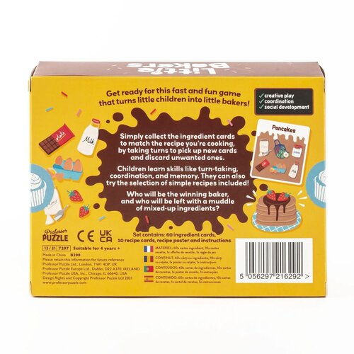 Professor Puzzle Igra Little Bakers Slike
