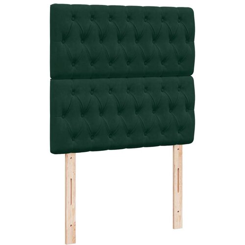 Box spring krevet s madracem tamnozeleni 100x200 cm bar&amp;scaron;unasti Slike
