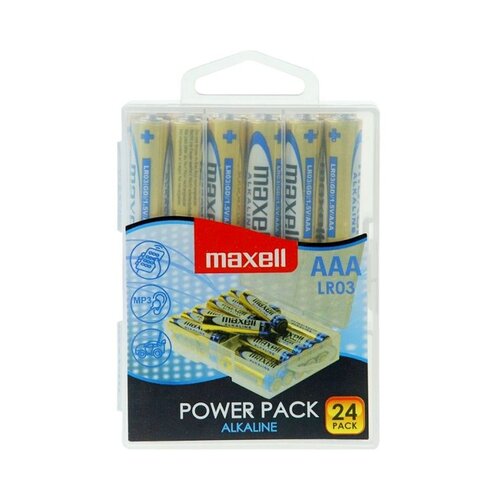 Maxell alkalne baterije LR-3/AAA, 24 komada, box Slike