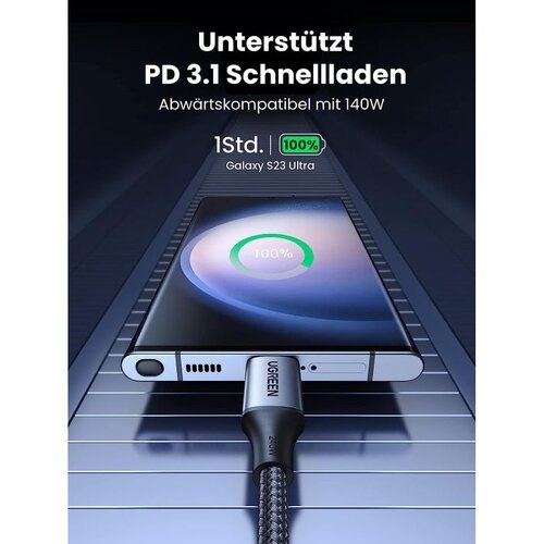 Ugreen 240W USB-C v USB-C polnilni kabel, 2M, (20615566) Cene