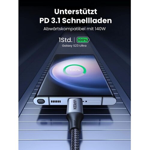 Ugreen USB-C na USB-C kabel za punjenje, 240W, 2M Cijene