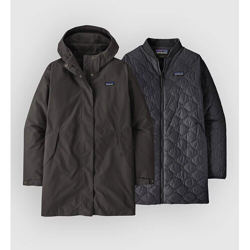 Patagonia Heyes Peak 3-In-1 Parka black Slike