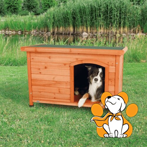 Trixie natura classic drvena kućica za pse sa krovom od borovine, 104x66x70c Cene